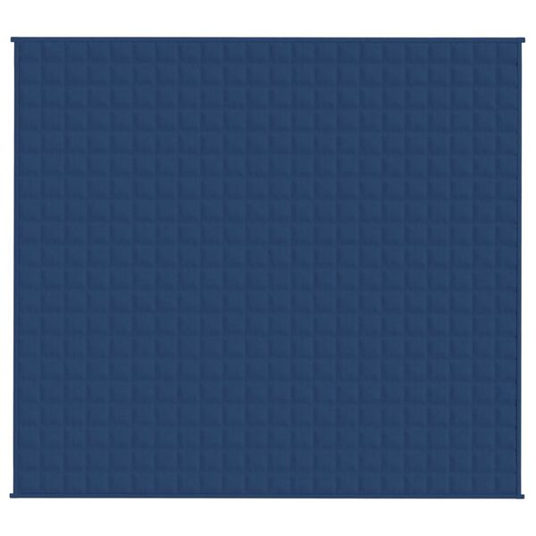 vidaXL Gewichtsdecke Blau 200x220 cm 13 kg Stoff