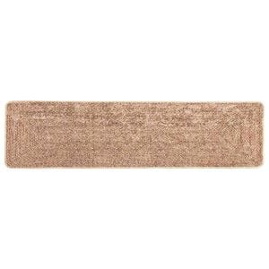 vidaXL Teppichl&auml;ufer MARSA Braun 50 x 300 cm Polyester und PVC