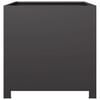 vidaXL Pflanzk&uuml;bel Schwarz 50x50x50 cm Stahl