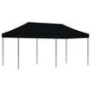 vidaXL Partyzelt 292 x 580 x 315 cm Schwarz Oxford-Stoff