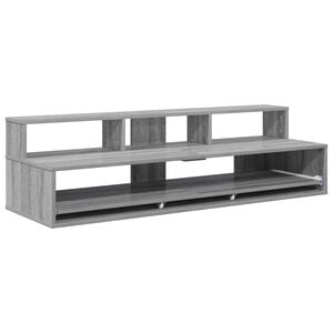 vidaXL Studiotisch Sonoma-Grau 152 x 42,5 x 36 cm Holzwerkstoff