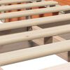 vidaXL Bettrahmen Wachsbraun 90 x 190 cm Massives Kiefernholz