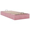 vidaXL Ottoman-Bett ohne Matratze Rosa 90x190 cm Samt