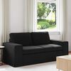 vidaXL Sofa 140cm Schwarz Metall