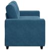 vidaXL Zweisitzer-Sofa Blau 140 cm Samt