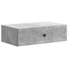 vidaXL Wandmontierter Beistelltisch Betongrau 59 x 34,5 x 17 cm