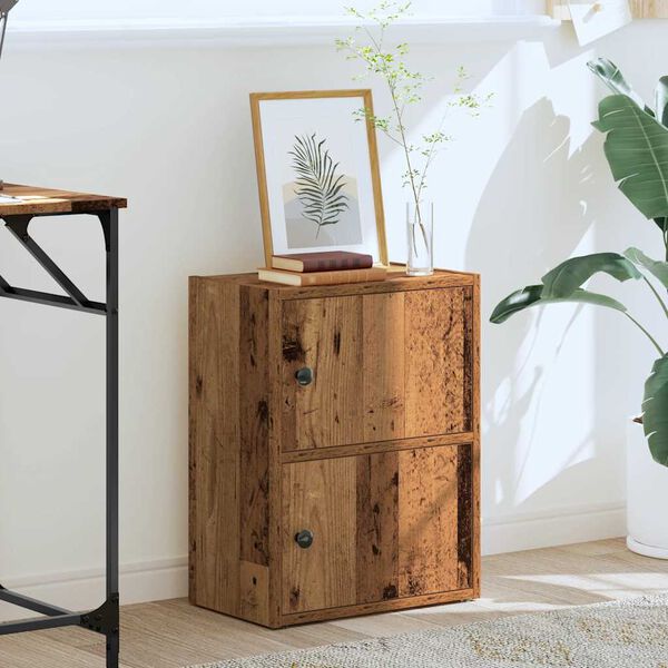 vidaXL B&uuml;cherregal Altholz-Optik 40x24x52 cm Holzwerkstoff