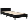 vidaXL Boxspringbett mit Kopfteil Schwarz 80 x 200 cm Samt