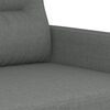 vidaXL 2-Sitzer-Sofa Dunkelgrau 120 cm Stoff