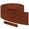 vidaXL Raseneinfassung 4 stk. 450 x 25 cm Wetterfeststahl Rostig