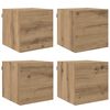 vidaXL Wandmontiertes TV-Regal Artisan-Eiche 30,5 x 30 x 30 cm