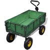 vidaXL Gartenwagen 350 kg Traglast