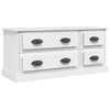 vidaXL TV-Schrank Wei&szlig; 100x35,5x45 cm Holzwerkstoff