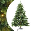 vidaXL Künstlicher Weihnachtsbaum mit 150 LEDs Grün 150 cm PE und PVC