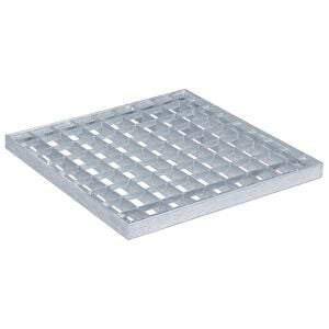 vidaXL Gitter Silber 30 x 30 x 2 cm Feuerverzinkter Stahl