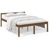 vidaXL Seniorenbett Honigbraun 140x200 cm Massivholz Kiefer