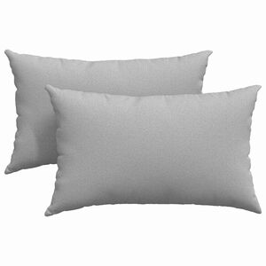 vidaXL Sofakissen 2 stk. Stoff Wolkengrau 50 x 30 cm