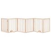 vidaXL Hundegitter mit Tür Faltbar 6 Paneele 300 cm Pappelholz