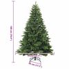 vidaXL K&uuml;nstlicher Weihnachtsbaum mit 300 LEDs Gr&uuml;n 180 cm PE und PVC
