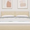vidaXL Kopfteil Creme 160 cm Stoff