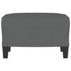vidaXL Fu&szlig;hocker Dunkelgrau 60x50x41 cm Stoff