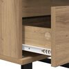 vidaXL Sideboard mit Schubladen Artisan-Eiche Holzwerkstoff