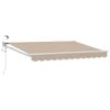 vidaXL Elektrische ausziehbare Markise Beige 3 x 2,5 m