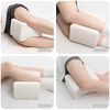 vidaXL Knee Pillow Wei&szlig; Memory-Schaum und Polyester 26 x 21,5 x 15 cm