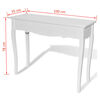 vidaXL Frisiertisch Konsolentisch Wei&szlig;