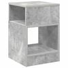 vidaXL Beistelltisch 2 pcs Beton Grau 30,5 x 30 x 45 cm Holzwerkstoff