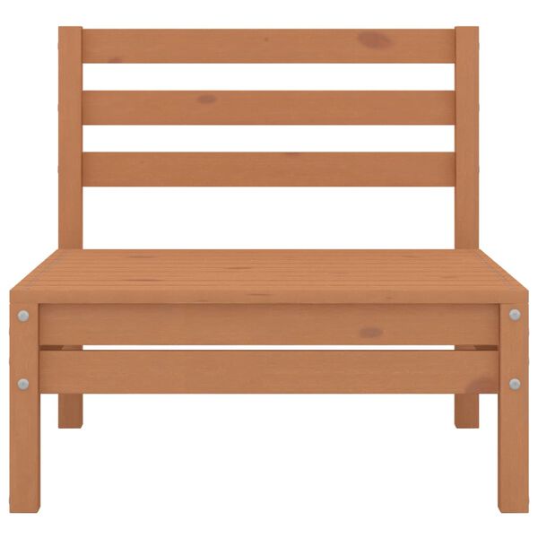 vidaXL 8-tlg. Garten-Lounge-Set Honigbraun Massivholz Kiefer