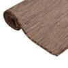vidaXL Outdoor-Teppich Flachgewebe 160x230 cm Braun