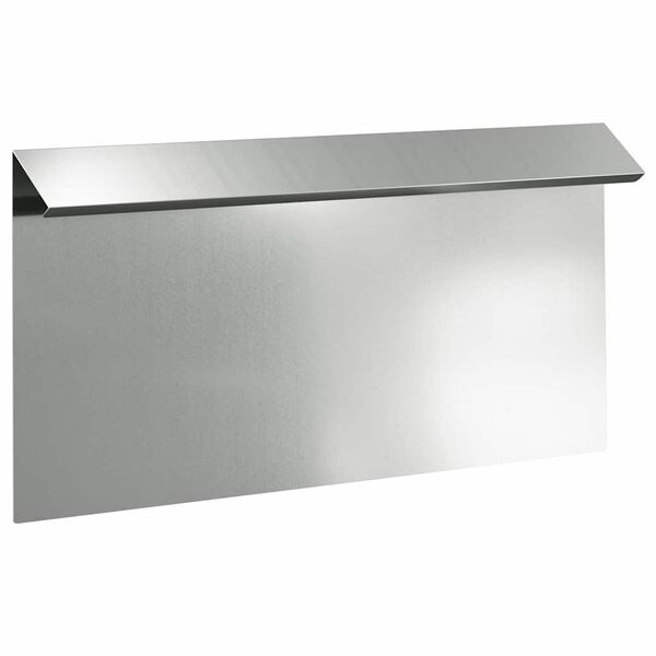 vidaXL Schneckenzaun Silber 50 x 3,5 x 25 cm Verzinkter Stahl