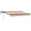vidaXL Manueller Markisenrahmen mit LEDs 3,5 x 2,5 m