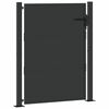 vidaXL Gartentor Schwarz 100 x 125 cm Pulverbeschichteter Stahl