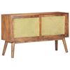 vidaXL Sideboard 112x30x65 cm Mango Massivholz