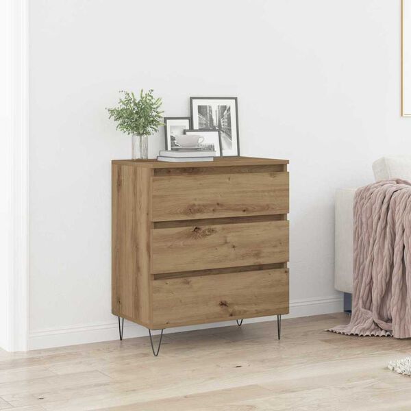 vidaXL Sideboard Artisan-Eiche 60 x 35 x 70 cm Holzwerkstoff