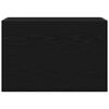 vidaXL Bad-Wandschrank Schwarz 60x25x40 cm Holzwerkstoff