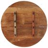 vidaXL Tischplatte Rund 70 cm 25-27 mm Altholz Massiv