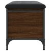 vidaXL Sitzbank mit Stauraum Braun Eiche 62x42x45 cm Holzwerkstoff