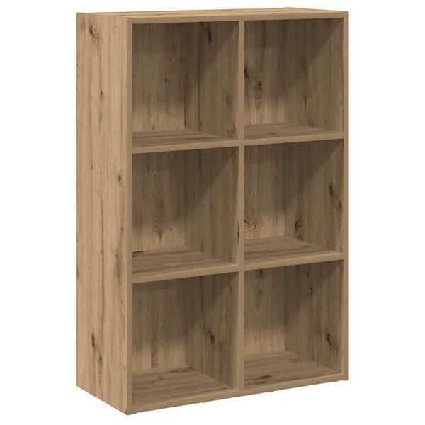 vidaXL B&uuml;cherregal/Sideboard Artisan-Eiche 66x30x98 cm Holzwerkstoff