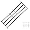 vidaXL Sicherheitsgitter f&uuml;r Fenster mit 4 Querstangen 3 pcs 93-174 cm