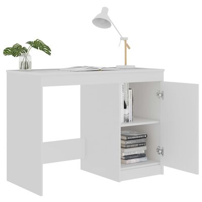vidaXL Schreibtisch Weiß 100×50×76 cm Holzwerkstoff