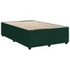 vidaXL Boxspringbett mit Matratze Dunkelgr&uuml;n 120x190 cm Samt