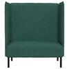vidaXL Hoher R&uuml;cken Sofa Dunkelgr&uuml;n 109 x 56 x 121 cm Stoff