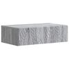 vidaXL Wandmontierter Beistelltisch Grau Sonoma 59 x 34,5 x 17 cm
