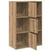 vidaXL Bücherschrank Artisan-Eiche 60,5x30x90 cm Holzwerkstoff