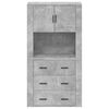 vidaXL Highboard Betongrau Holzwerkstoff