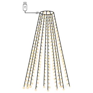 vidaXL Weihnachtsbaum-Lichternetz mit 250 LEDs 250 cm