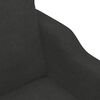 vidaXL 3-Sitzer-Sofa Schwarz 210 cm Stoff